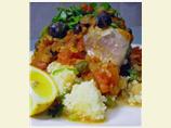 Fresh Tuna Steaks on a Bed of Couscous