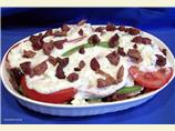 Two Cheese Green Beans & Tomatoes -- Hot or Cold