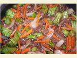Oriental Style Beef Tips and Veggie Stir Fry