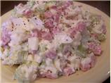 Cold Rice Mozzarella Ham Salad