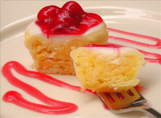 Individual Mini Cherry Cheesecake Cups. Photo by GaylaJ