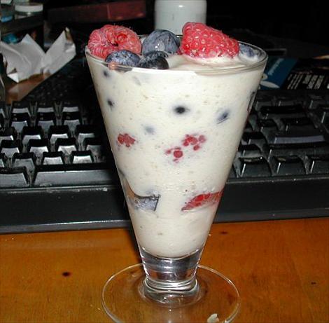 Berries With Banana Cream (Fat Free). Photo by MarraMamba