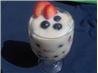 Berries With Banana Cream (Fat Free)