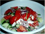 Greek Grilled Pita Salad