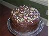 Hanukkah Gelt Double Fudge Chocolate Layer Cake