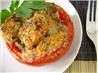 Baked Tomatoes Stuffed With Salmon, Garlic & Capers