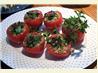 Mediterranean Stuffed Tomatoes. Recipe by Tasty Tidbits