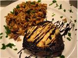 Greek Style Orzo Salad With Balsamic Vinaigrette. Photo by troyh