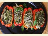 Pesto Rice Peppers. Photo by danlynclark