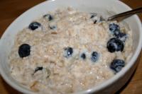 Blueberries & Cream Porridge
