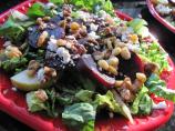 Roasted Beet, Pear and Feta Salad