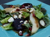Roasted Beet, Pear and Feta Salad