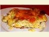 Turkey or Chicken Layered Casserole. Recipe by Kittencalskitchen