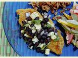 Chicken Breasts With Cornmeal  Crust and Black Bean Salsa