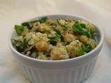 Fresh Spinach and Couscous Salad/Feta Cheese