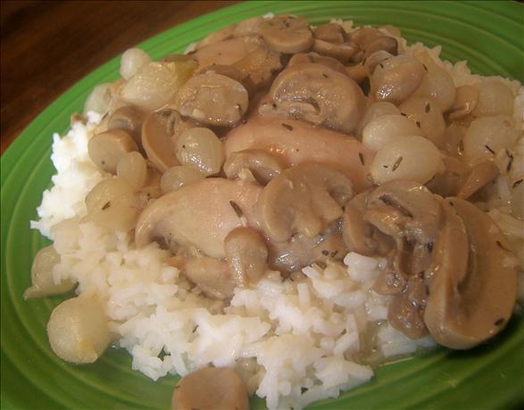 Crock Pot Coq Au Vin (Chicken in White Wine). Photo by *Parsley*