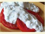 Tomatoes With Creamy Dressing