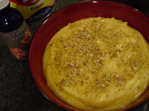 Rose Water and Cardamom Custard. Photo by Brenda.