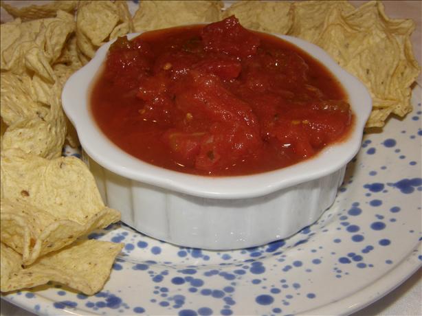 The Best Restaurant Salsa Made at Home. Photo by mydesigirl