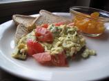 Scrambled Eggs With Fines Herbes and Tomatoes. Photo by TheGrumpyChef