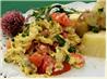 Scrambled Eggs With Fines Herbes and Tomatoes
