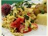 Scrambled Eggs With Fines Herbes and Tomatoes