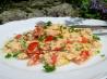 Scrambled Eggs With Fines Herbes and Tomatoes