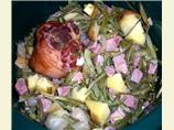 Ham, Green Beans, & Potatoes in the Crock Pot
