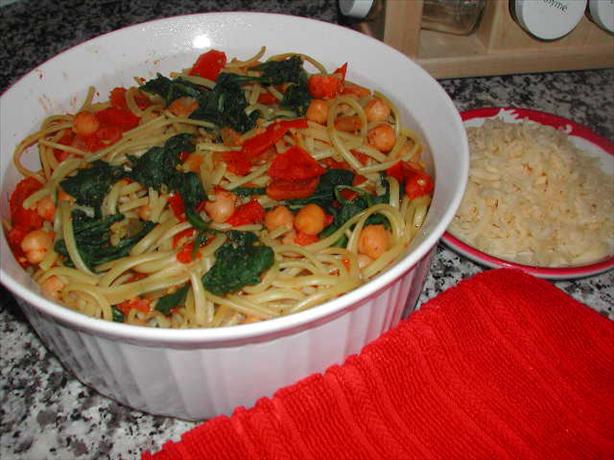 Chickpea Cassoulet with Tomatoes and Chard. Photo by Kumquat the Cat's friend