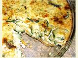 Zucchini 3-Cheese Quiche