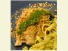 Roasted Halibut With Fresh Herb Sauce
