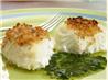 Roasted Halibut With Fresh Herb Sauce