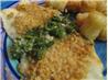 Roasted Halibut With Fresh Herb Sauce