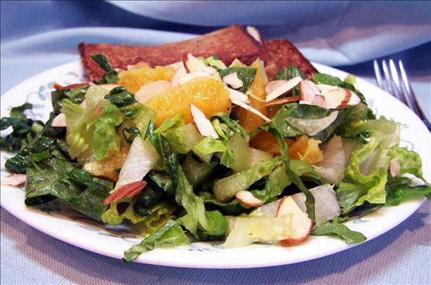 Tossed Romaine and Orange Salad. Photo by PaulaG