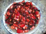 Strawberry Chocolate Nutella Pie