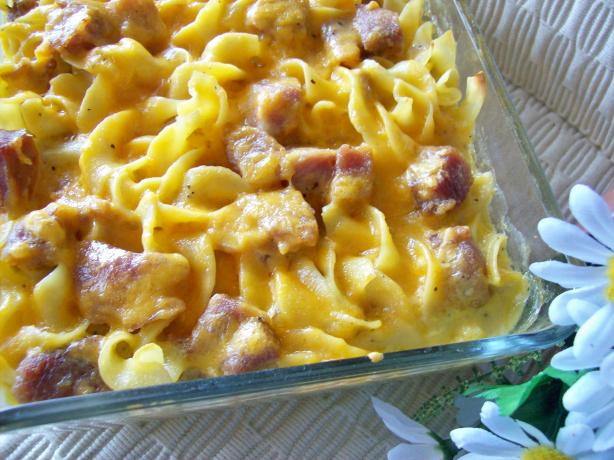 Ham and Noodle Casserole. Photo by Chef shapeweaver &copy;