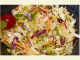 Asian Coleslaw With Miso-Ginger Dressing