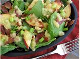 Peach and Prosciutto Salad