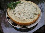 Spinach Dip in a Cobb Loaf