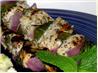 Grilled Chicken, Red Onion, and Mint Kebabs