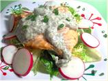 Chilled Salmon With Herb Mayonnaise