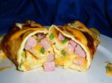 Ham and Cheese Omelet Roll