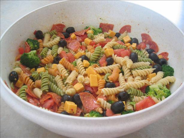 Pepperoni Pasta Salad. Photo by Mannymom