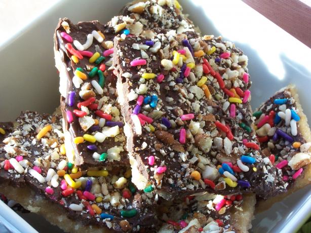 Chocolate Covered Saltine Crackers. Photo by alligirl