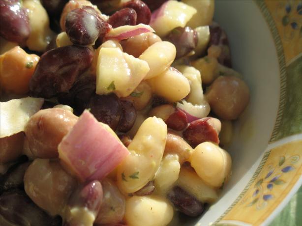 Three Bean Salad With Orange Vinaigrette. Photo by Redsie