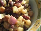 Three Bean Salad With Orange Vinaigrette