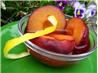 Plums Poached in Earl Grey Tea. Recipe by Pot Scrubber