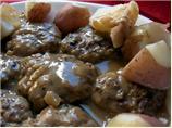 Hamburger " Steaks" With Onion Gravy