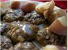 Hamburger " Steaks" With Onion Gravy. Recipe by nsomniak6