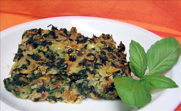 Vegetable Kugel. Photo by PaulaG